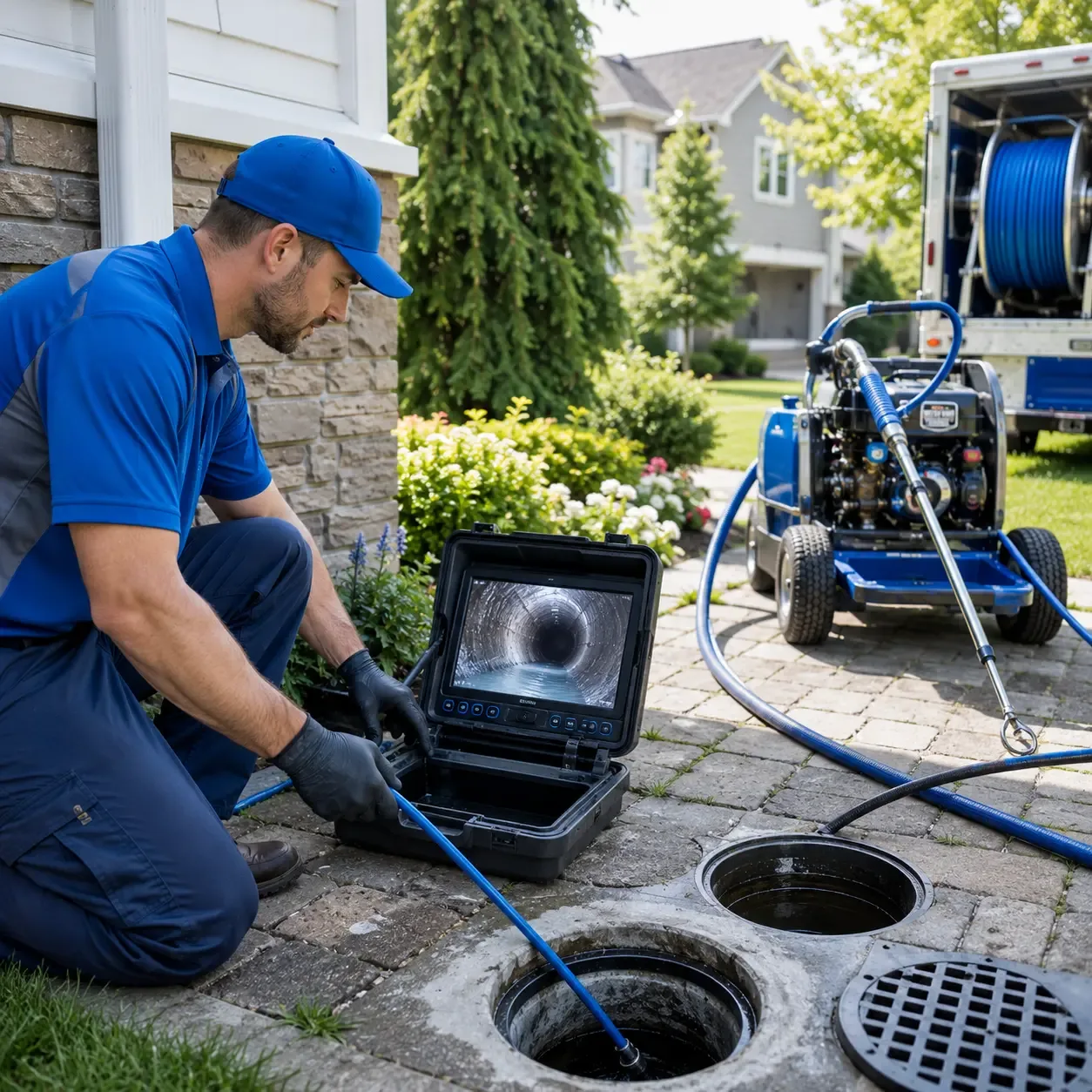 Outdoor drain cleaning professionals serving Buckley, MI